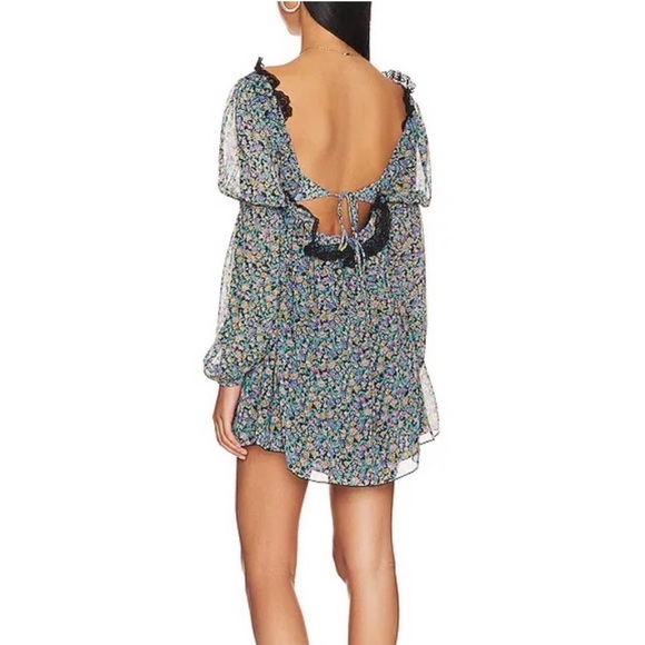 Free People Pennie Mini Dress L NEW - Picture 3 of 3